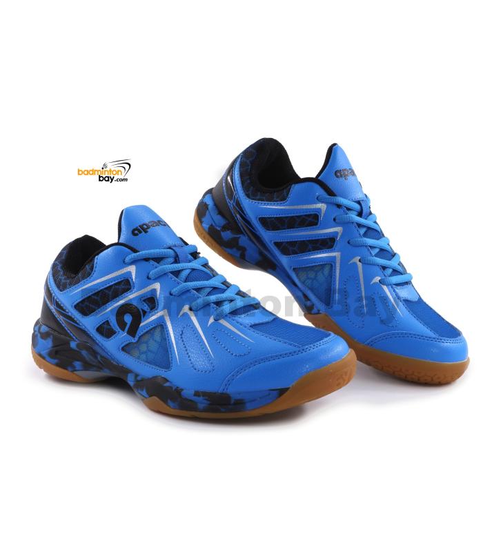 Apacs Cushion Power SP-609-YS Blue Black Badminton Shoes With Improved Cushioning